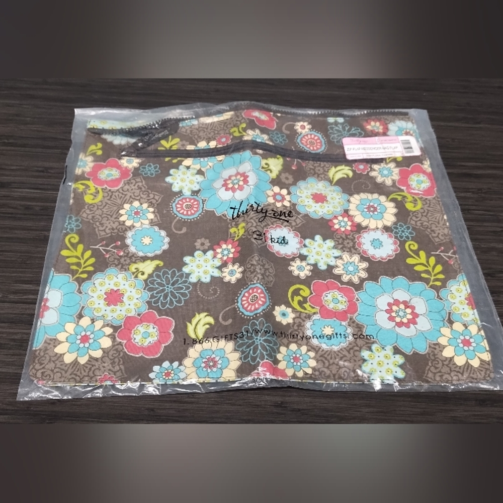 Floral Fanfare Zip Flap Messenger Bag